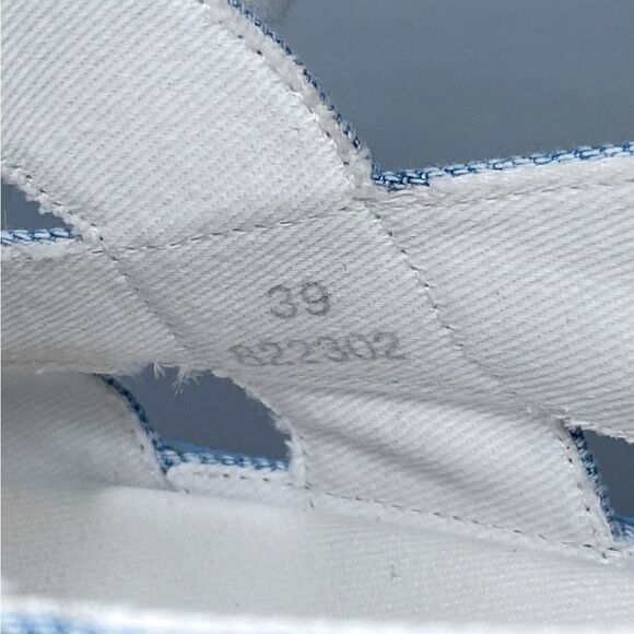 Loewe Cut-Out Platform Denim Sneakers size 39 - Picture 10 of 14